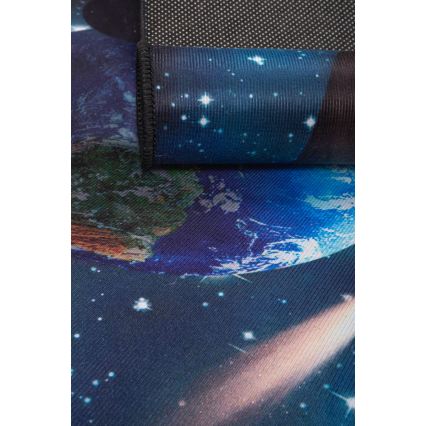 Παιδικό αντιολισθητικό χαλί PRINT 3D 120x160 cm πλανήτες/πολύχρωμο