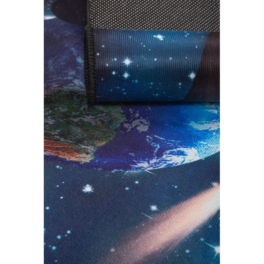 Παιδικό αντιολισθητικό χαλί PRINT 3D 120x160 cm πλανήτες/πολύχρωμο