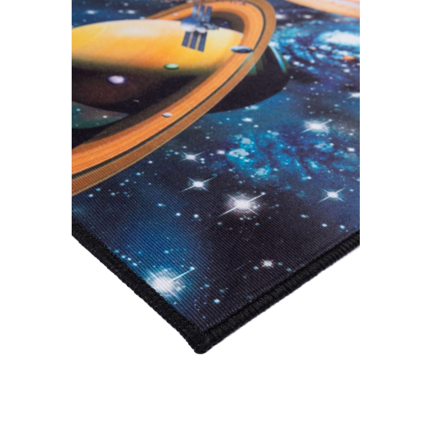 Παιδικό αντιολισθητικό χαλί PRINT 3D 80x150 cm - πλανήτες / πολύχρωμο