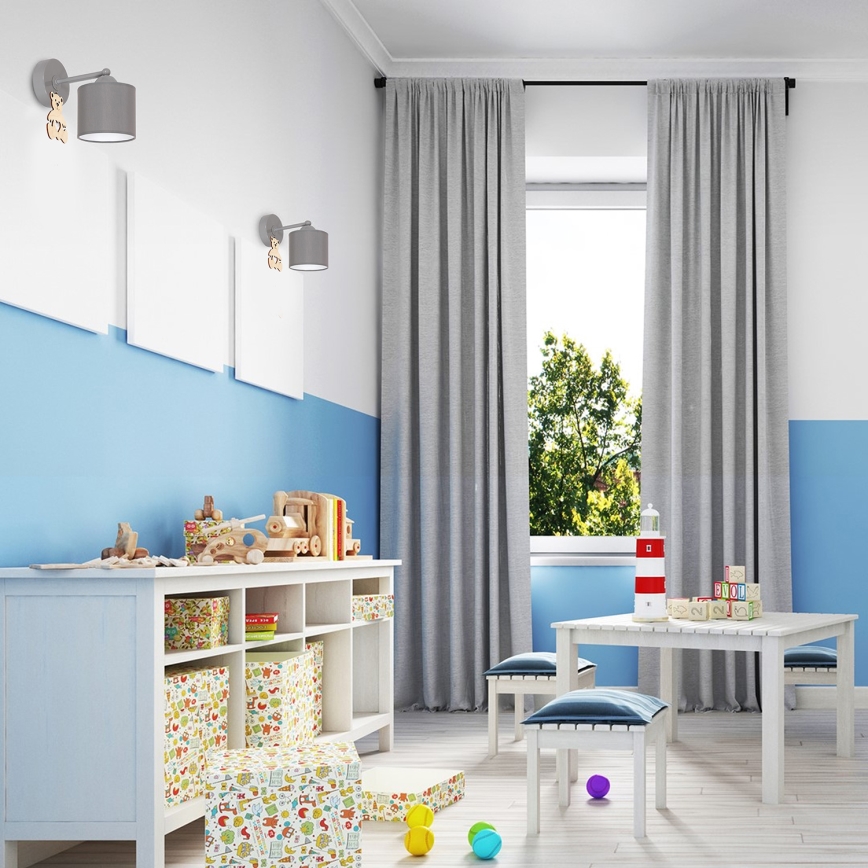 Παιδικό φως τοίχου BEAR 1xE27/60W/230V