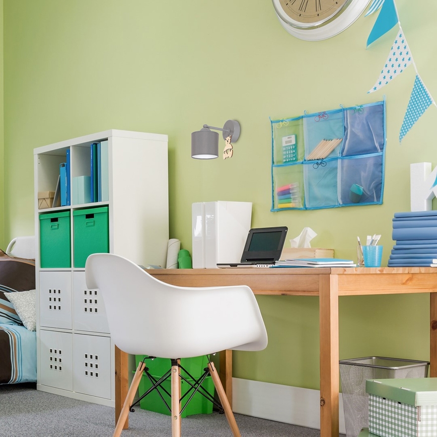 Παιδικό φως τοίχου BEAR 1xE27/60W/230V