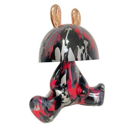 Παιδικό φωτιστικό αφής LED ντιμαριζόμενο  FANCY LED/2,5W/3,7V μαύρο/κόκκινο