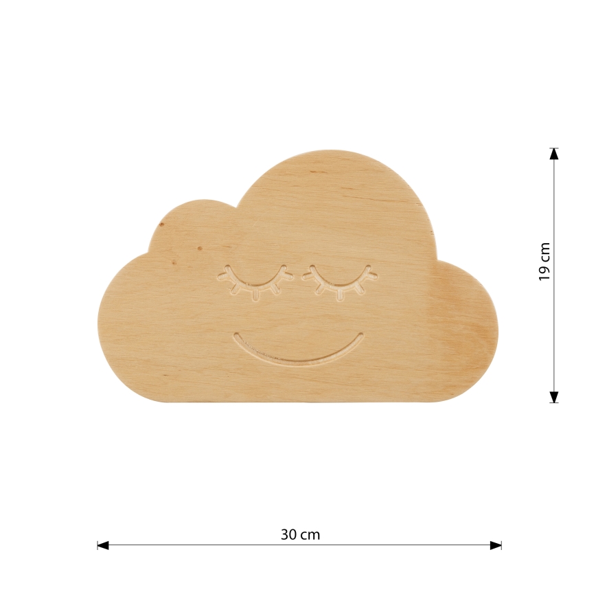 Παιδικό φωτιστικό τοίχου CLOUD 1xE14/10W/230V σύννεφο