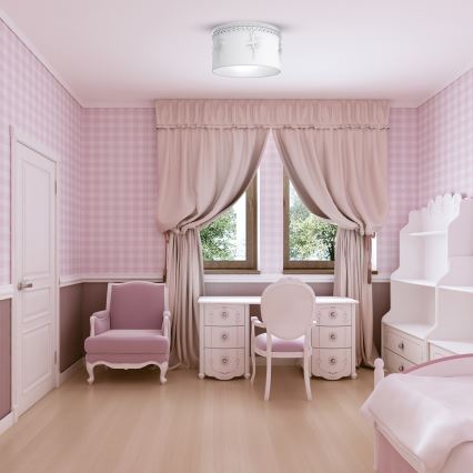 Παιδικό φωτιστικό οροφής BALLET 1xE27/60W/230V