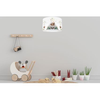 Παιδικό φωτιστικό οροφής BEARS 1xE27/60W/230V