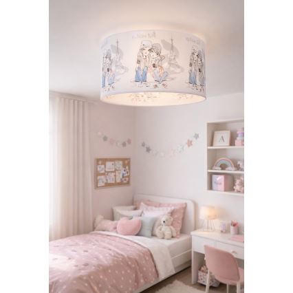Παιδικό φωτιστικό οροφής GIRLS VIBES 1xE27/60W/230V Ø 40 cm Paris