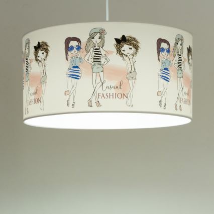 Παιδικό φωτιστικό οροφής GIRLS VIBES 1xE27/60W/230V Ø 40 cm για κορίτσια