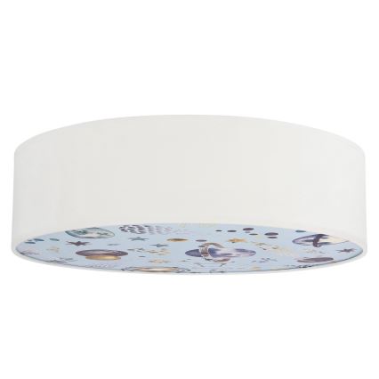 Παιδικό φωτιστικό οροφής KIDDY 2xE27/40W/230V λευκό/μπλε