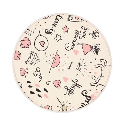 Παιδικό φωτιστικό οροφής KIDDY 2xE27/40W/230V μπεζ/ροζ