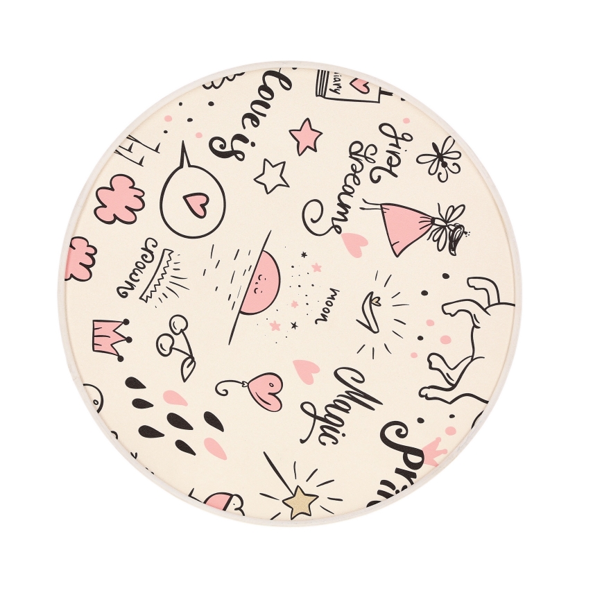 Παιδικό φωτιστικό οροφής KIDDY 2xE27/40W/230V μπεζ/ροζ