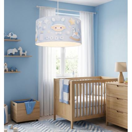 Παιδικό φωτιστικό οροφής KIDS ROOM 1xE27/60W/230V Ø 40 cm αστροναύτης
