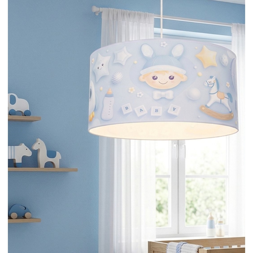 Παιδικό φωτιστικό οροφής KIDS ROOM 1xE27/60W/230V Ø 40 cm αστροναύτης