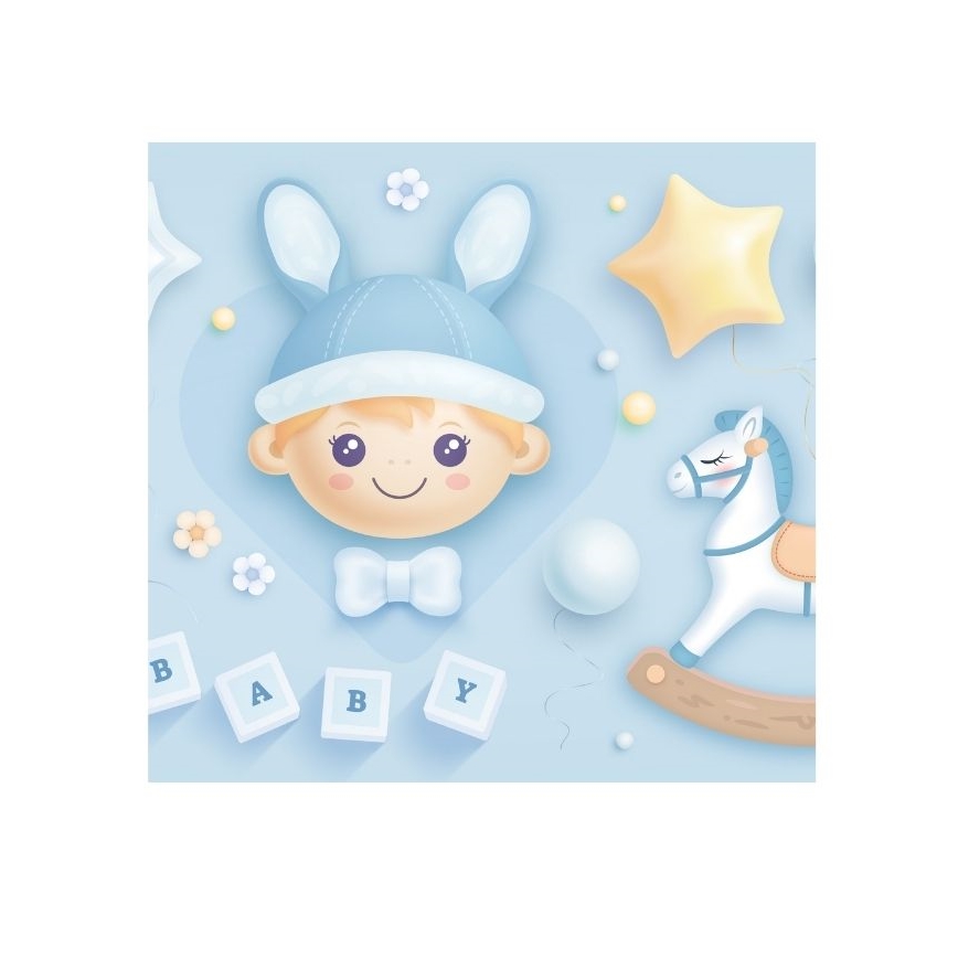 Παιδικό φωτιστικό οροφής KIDS ROOM 1xE27/60W/230V Ø 40 cm αστροναύτης