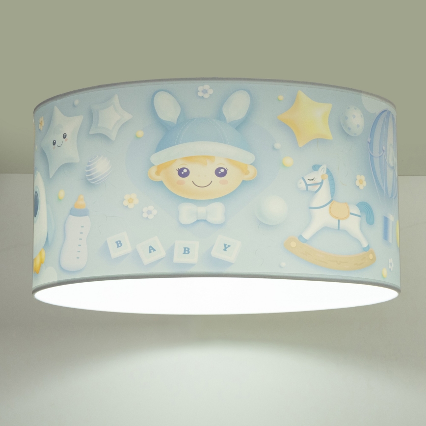 Παιδικό φωτιστικό οροφής KIDS ROOM 1xE27/60W/230V Ø 40 cm αστροναύτης