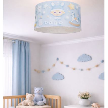 Παιδικό φωτιστικό οροφής KIDS ROOM 1xE27/60W/230V Ø 40 cm αστροναύτης