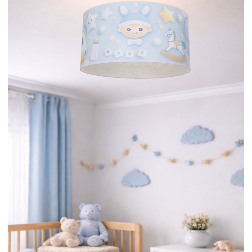 Παιδικό φωτιστικό οροφής KIDS ROOM 1xE27/60W/230V Ø 40 cm αστροναύτης