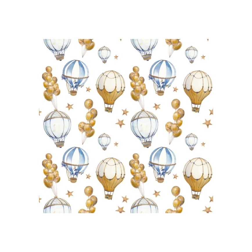 Παιδικό φωτιστικό οροφής KIDS ROOM 1xE27/60W/230V, διάμετρος 40 cm, σχέδιο με μπαλόνια