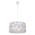 Παιδικό φωτιστικό οροφής KIDS ROOM 1xE27/60W/230V, διάμετρος 40 εκ., με σχέδιο αρκουδάκι
