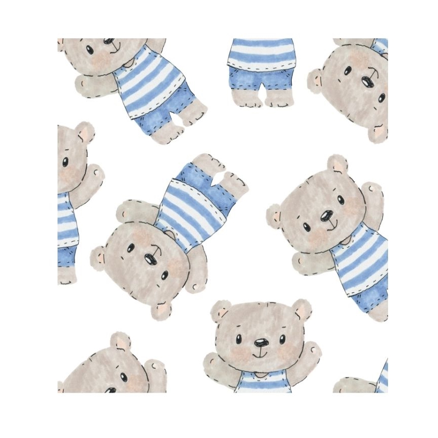 Παιδικό φωτιστικό οροφής KIDS ROOM 1xE27/60W/230V, διάμετρος 40 εκ., με σχέδιο αρκουδάκι