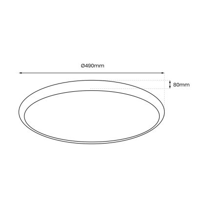 Παιδικό φωτιστικό οροφής LED MOONCAT LED/34W/230V ροζ