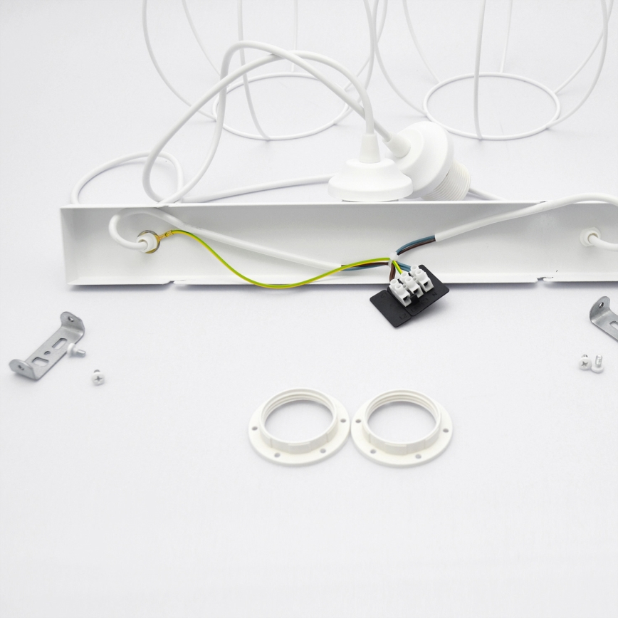 Παιδικό κρεμαστό φωτιστικό οροφής STARS 2xE27/15W/230V μπλε/λευκό