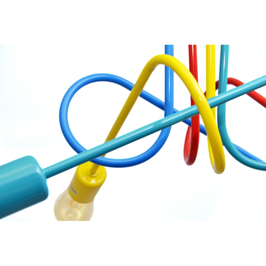 Παιδικό φωτιστικό οροφής LED OXFORD 4xE27/10W/230V