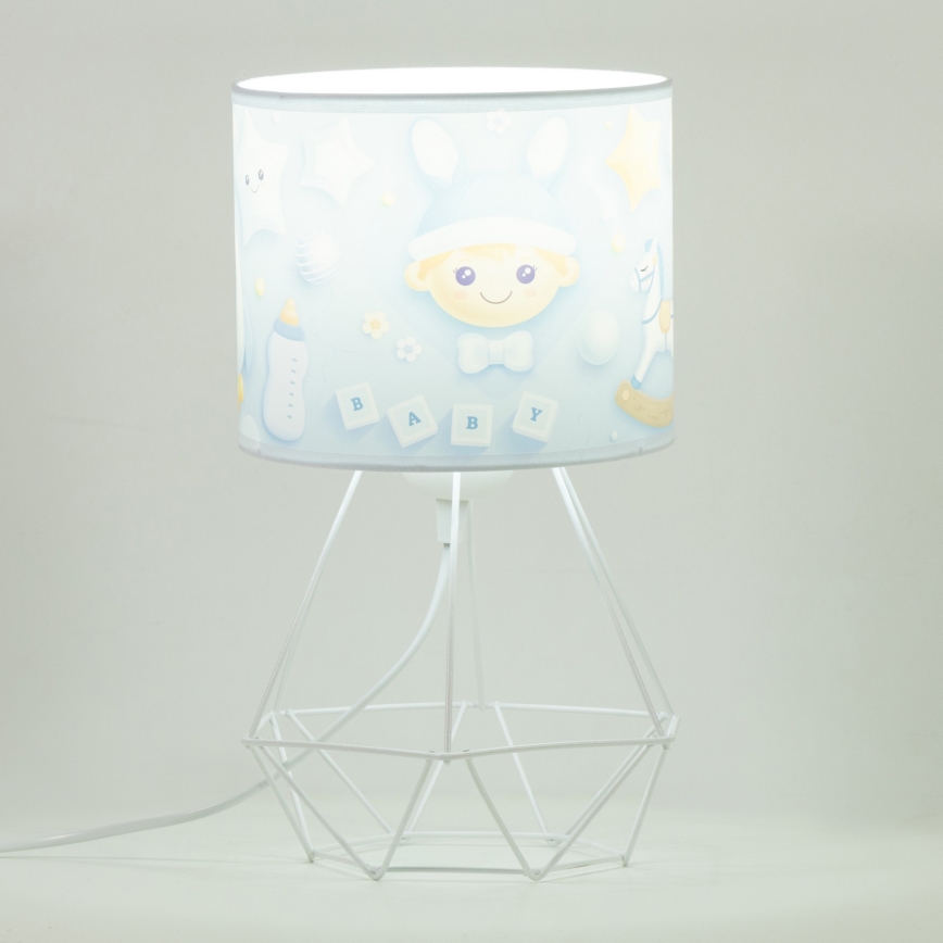 Παιδικό επιτραπέζιο φωτιστικό KIDS ROOM 1xE27/60W/230V διάμ. 18 εκ. αστροναύτης