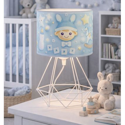 Παιδικό επιτραπέζιο φωτιστικό KIDS ROOM 1xE27/60W/230V διάμ. 18 εκ. αστροναύτης