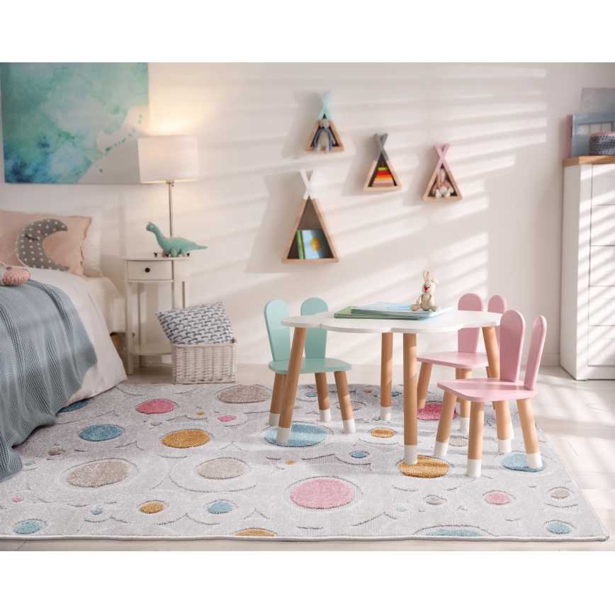 Παιδικό χαλί PIAR 160x230 cm πολύχρωμο/πουά