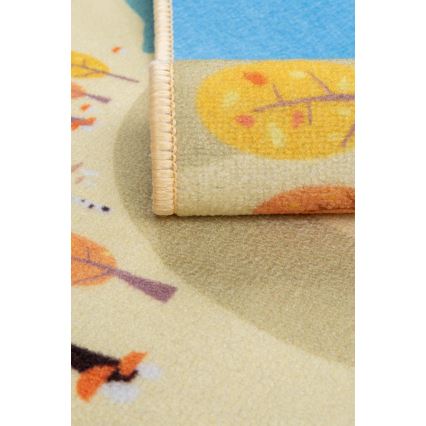 Παιδικό χαλί STELLA STREETS 100x150 cm μπεζ/πόλη