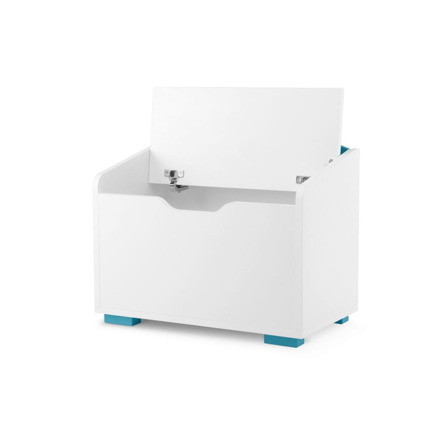 Παιδικό αποθηκευτικό δοχείο PABIS 50x60 εκ. λευκό/μπλε