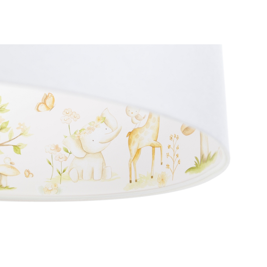 Παιδικός κρεμαστό πολύφωτο με συρματόσχοινο SWEET DREAMS 1xE27/60W/230V διάμετρος 30 cm