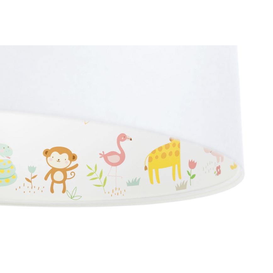 Παιδικός κρεμαστό πολύφωτο με συρματόσχοινο SWEET DREAMS 1xE27/60W/230V διάμετρος 30 cm