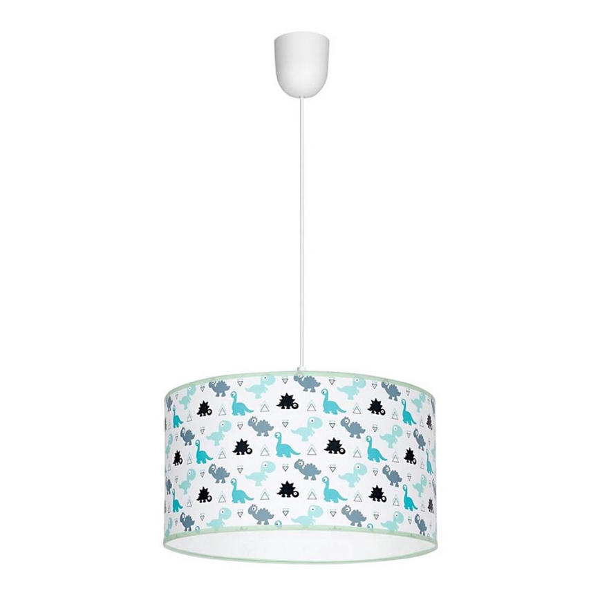Παιδικός κρεμαστό πολύφωτο με σχοινί DINO 1xE27/60W/230V