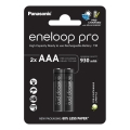 Panasonic - 2 τμχ Επαναφορτιζόμενη μπαταρία AAA Eneloop Pro 930 mAh