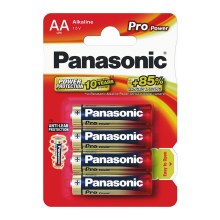 Panasonic LR6 PPG - 4τμχ αλκαλικές μπαταρίες AA Pro Power 1.5V