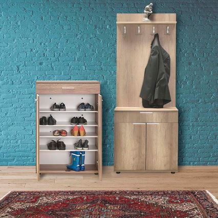 Παπουτσοθήκη 108x73 cm καφέ