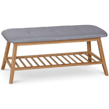 Παπουτσοθήκη 44x100 cm γκρι/μπεζ