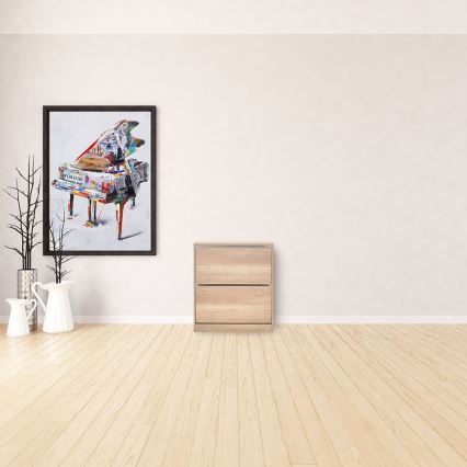 Παπουτσοθήκη 84x73 cm καφέ