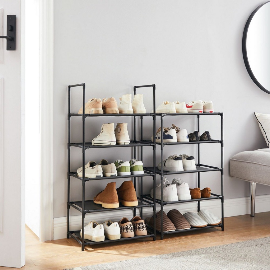 Παπουτσοθήκη ALVORO, μαύρη