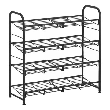 Παπουτσοθήκη ALVORO μαύρη