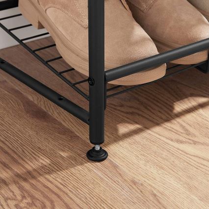 Παπουτσοθήκη ALVORO μαύρη