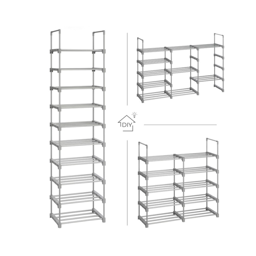 Παπουτσοθήκη BOXIFY γκρι