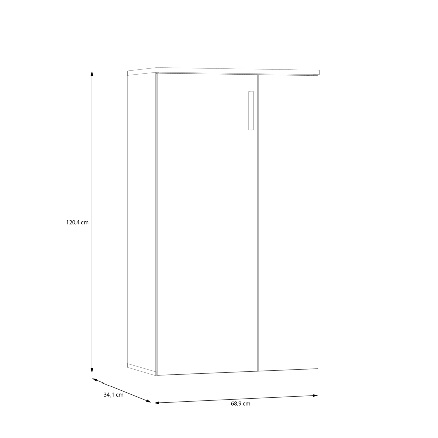 Παπουτσοθήκη ETON σε απόχρωση δρυός Artisan