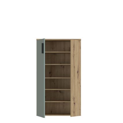 Παπουτσοθήκη ETON δρυς artisan/πράσινη