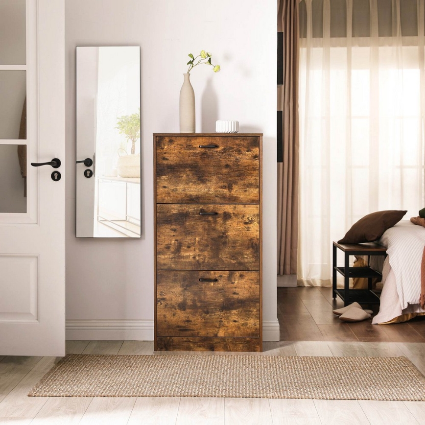 Παπουτσοθήκη FIRA καφέ