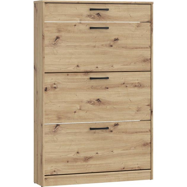 Παπουτσοθήκη KAVI, δρυς Artisan