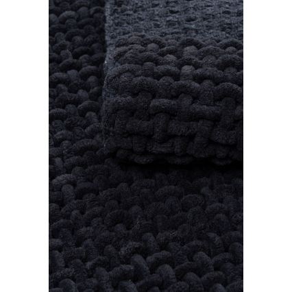 Πατάκι μπάνιου BELWEDER 60x100 cm μαύρο