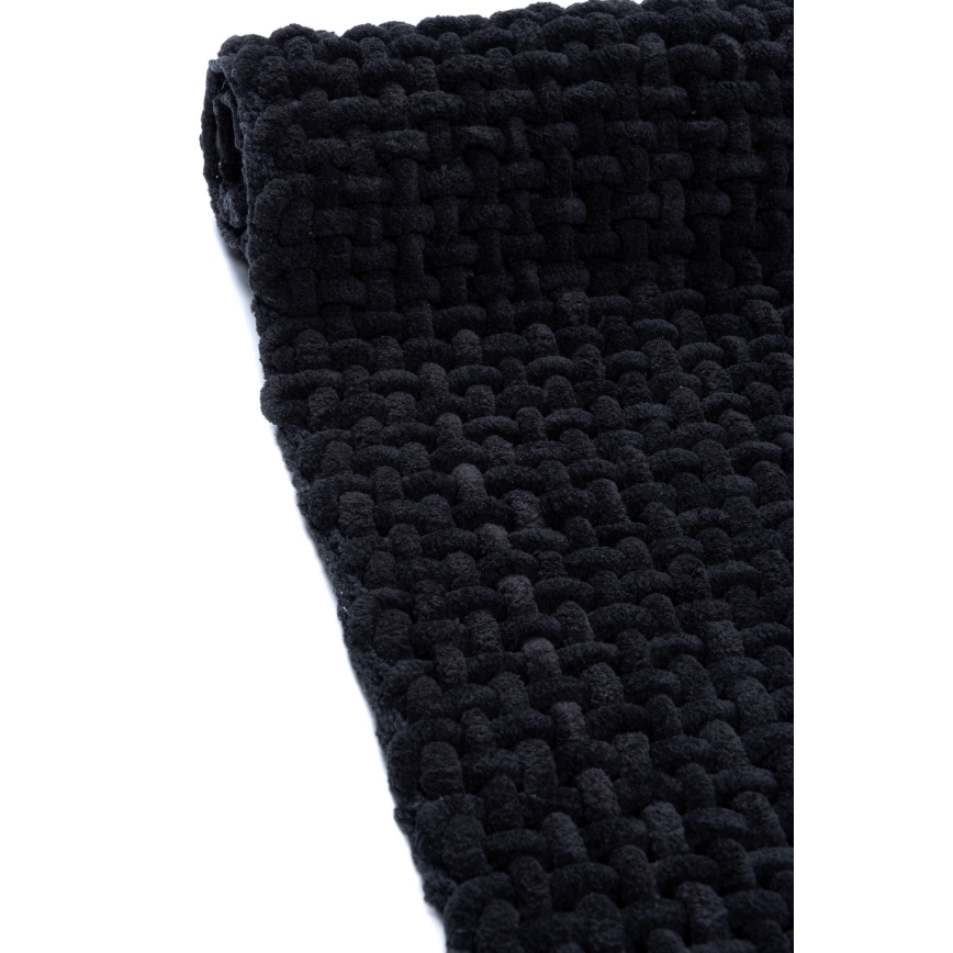 Πατάκι μπάνιου BELWEDER 60x100 cm μαύρο