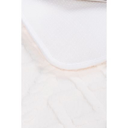 Πατάκι μπάνιου NEW STYLE 3D 60x90 cm σε κρεμ απόχρωση